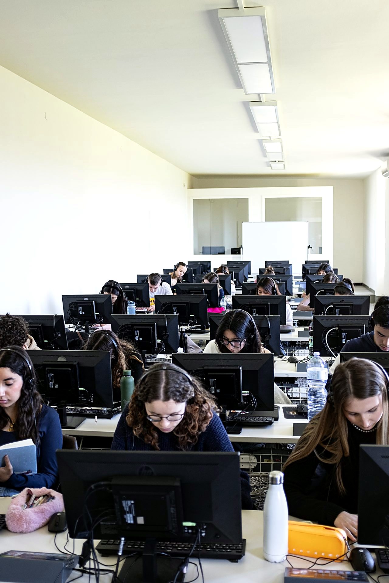 Students working in the computer laboratory