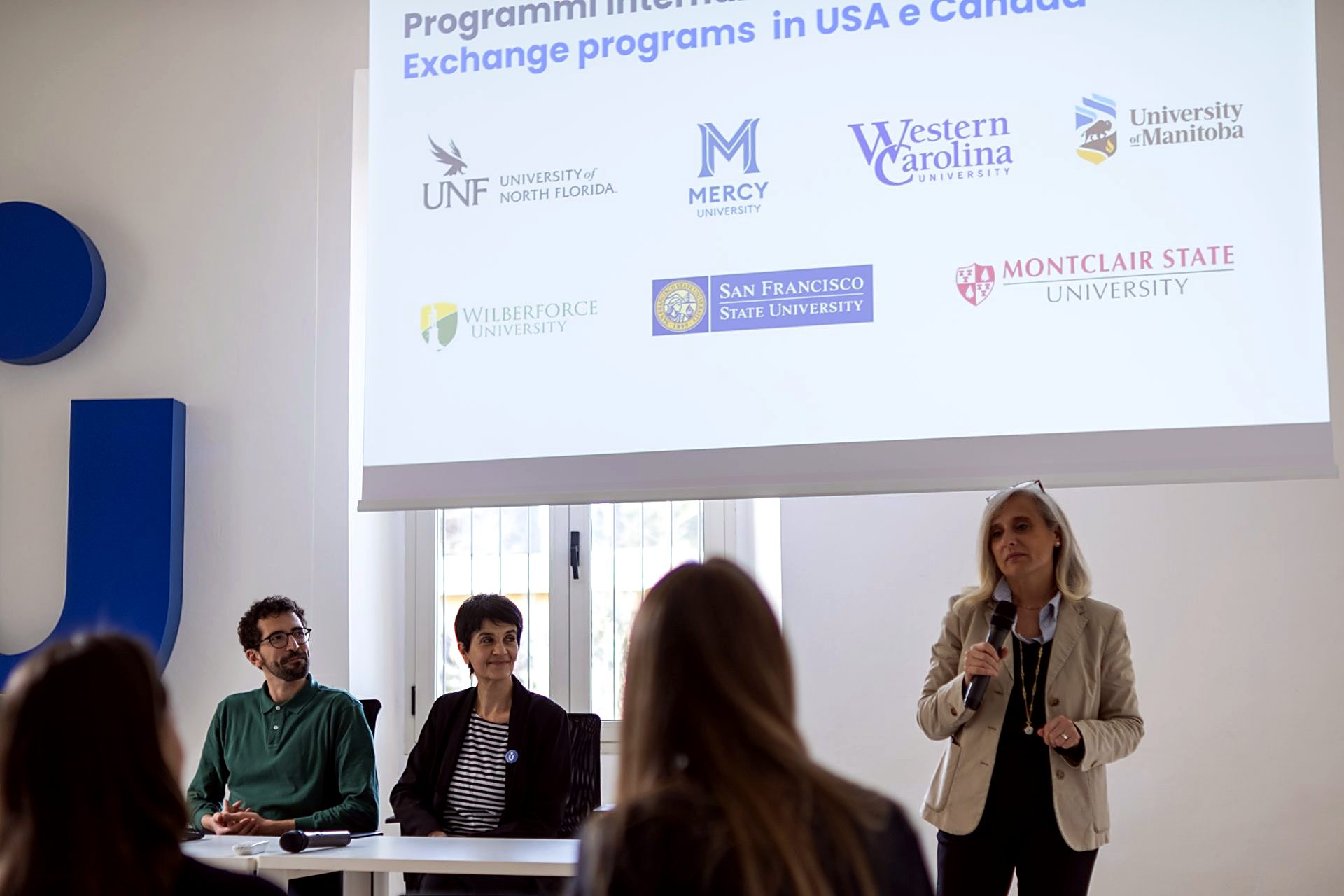 A presentation of the exchange programs with partner universities in the United States and Canada